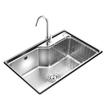 304不锈钢大单槽 厨房洗菜盆洗碗池水槽套餐02113sn3221 02113