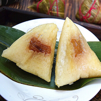 黄米粽子手工蜜枣棕子端午礼盒豆沙大枣大黄米红豆端午节甜粽子 (白