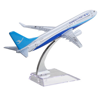 dof 16厘米波音飞机模型 16cm厦门航空737 企业定制 100件起订