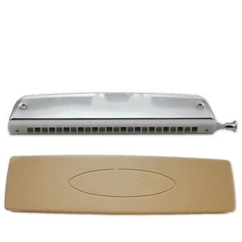 口琴半音阶24孔初学者儿童学生自学布鲁斯练习小乐器毕业季礼物定制jh