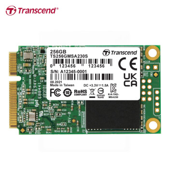 Transcend256G SSD̬Ӳ MSA230Sϵ mSATA3.0ӿ ̨ʽʼǱӲ TS256GMSA230S