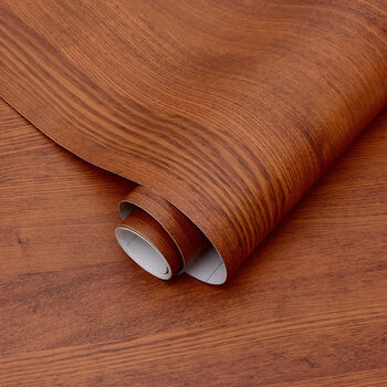 自粘衣柜门贴纸家具翻新贴膜自贴墙纸桌子橱柜电视柜贴纸防水木纹