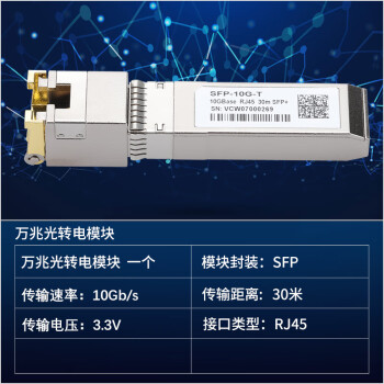 千兆電口光模塊 rj45 萬兆電口10g/1.