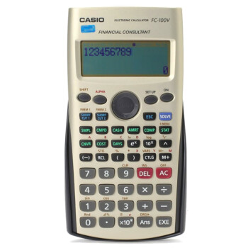 卡西欧 Casio 卡西欧fc 100v 计算器金融会计考试计算 图片价格品牌报价 京东