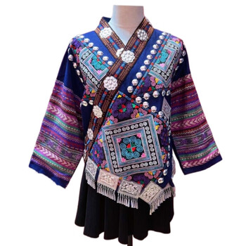 fengedun贵州苗族衣服女服装苗疆少女苗家盛装土家族瑶族舞台演出服