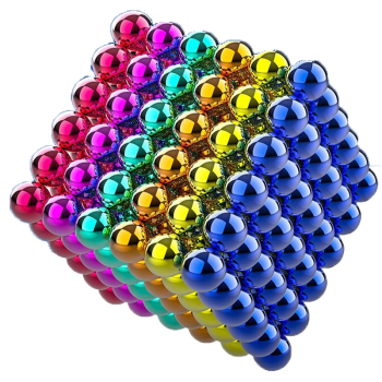 彩色巴克球磁力球成人减压玩具吸铁球圆形魔力珠磁力球巴克珠元旦礼物