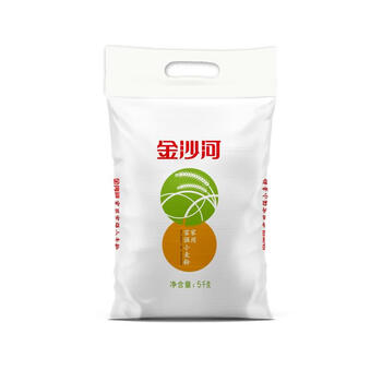 金沙河面面粉中筋5000g家用富强小麦粉富强小麦粉