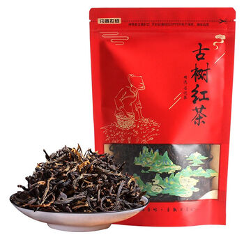 春锦秋鲤古树红茶滇红茶浓香型散茶红茶古树红茶一等品袋装滇红茶2袋