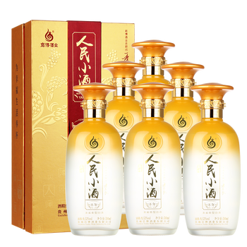 酒厂直供贵州岩博人民小酒53度丰年版清酱香型500ml整箱6瓶