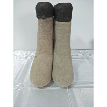 桀珀图蒙古国原单纯羊毛毡嘎达毡靴蒙古靴子羊毛毡子鞋户外保暖靴子