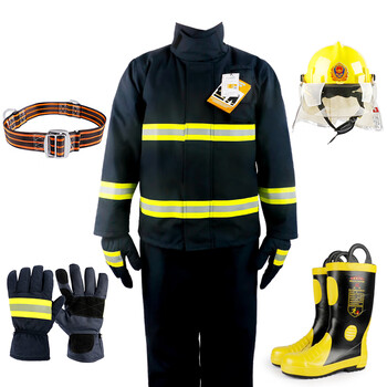演练防护作业服微型消防站套装 【02款】消防训练服整套夏季常规款