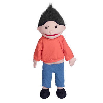 爱尚熊蔡明手偶大嘴玩偶想跳就跳腹语娃娃布偶嘴巴能动毛绒玩具腹