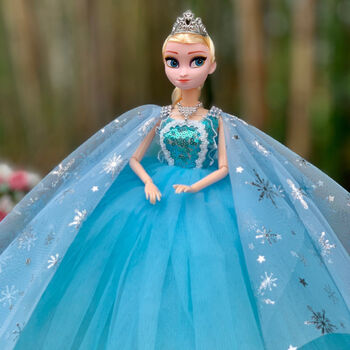 婚纱芭比娃娃大号迪士尼公主爱莎白雪公主女孩玩具生日礼物小朋友喜欢