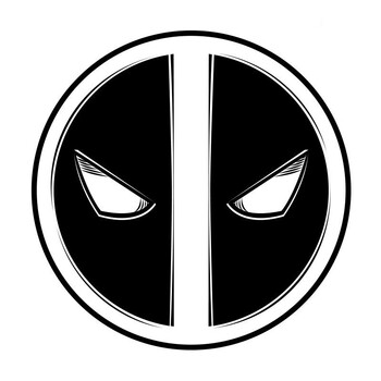 引磁片手机壳磁力磁吸贴片强力磁铁片金属背贴吸铁片 死侍logo 40x40