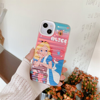 岚亨 苹果13promax手机壳镭射行李箱爱丽丝美人鱼网红潮牌可爱女款