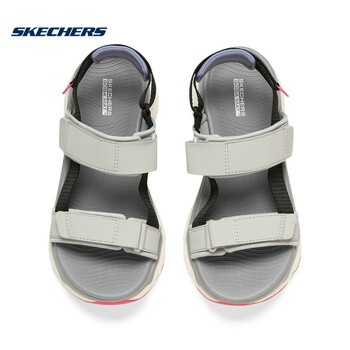 skechers斯凯奇max cushioning 2022春夏季缓震厚底魔术贴凉鞋 140421