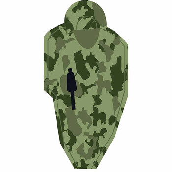 沈虎 迷彩身靶(军绿色)100*50cm 100张