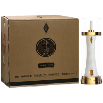 酱香型白酒纯粮商务高端用酒收藏送礼佳品习酒广州塔酒500ml6瓶整箱装