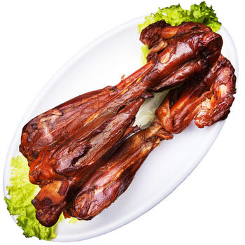 [迈乐佳]熏烤羊小腿呼伦贝尔特产烤羊腿羊棒骨炭火现烤现发开袋即食