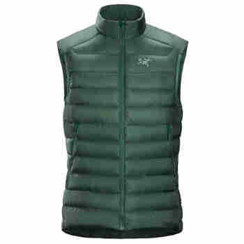 始祖鸟\ARCTERYX Cerium LT VEST男款超轻保暖 户外排骨羽绒马甲 29924/Dark Elysium绿色 M（70kg-80kg）尺码偏大