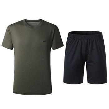 盾郎夏季体能服短袖套装男女训练服作训服速干透气t恤军训服工作服
