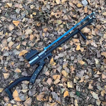 长杆弹弓成人专业激光弹弓射鱼弹弓红外寻物绿激光全息快压免绑精准射