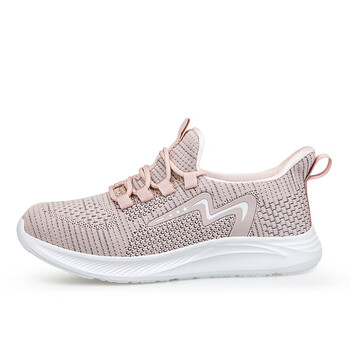 双星春秋新款软底防滑妈妈运动鞋轻便透气中老年健步鞋老年人女6106