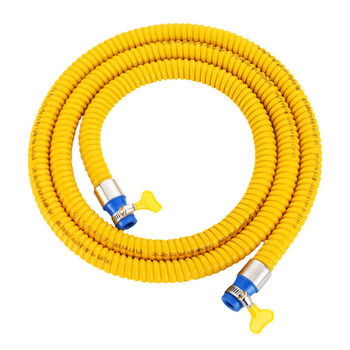 家用煤气管天然气燃气管液化气专用管金属防爆软管煤气灶连接管 6米