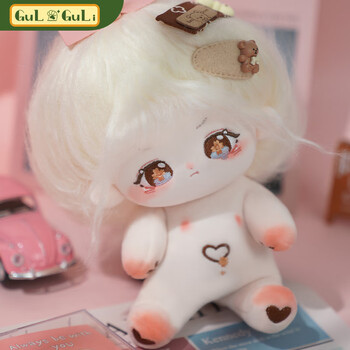 莫肖尔高温丝棉花娃娃【古力古力】樱嘤嘤怪20cm绵棉花娃娃公仔女