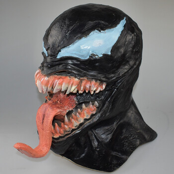 208电影毒液面具头套乳胶材质抖音年会圣节礼品cos道具