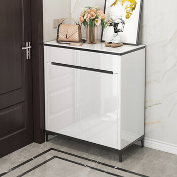 楠居时代广东佛山东莞品牌前十名现代简约仿烤漆鞋柜家用进门口入户