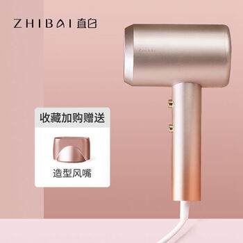 直白(zhibai)直白吹风机hl312hl340负离子护发家用大功率电风筒速干