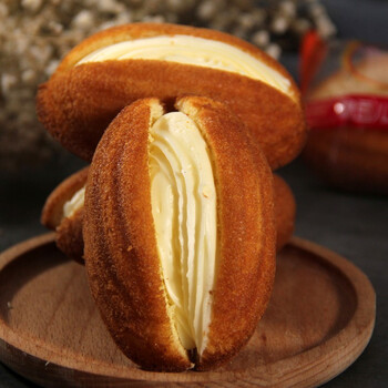 硬奶油娃娃脸老式糕点童年回忆小吃早餐营养小面包 4斤装西点娃娃脸