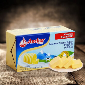 安佳大黄油【买1 2】新西兰进口安佳无盐黄油多规格动物性黄油烘焙