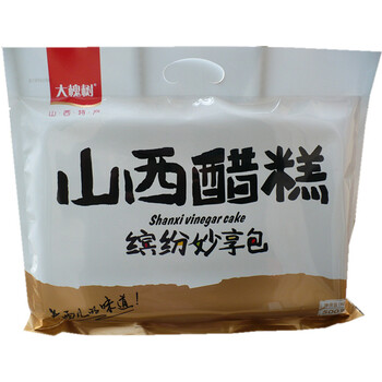 晨臻山西特产大槐树醋糕老陈醋500克立厂家授权2袋装