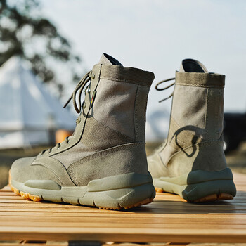 dutrieux品牌户外高帮登山鞋女防水防滑夏季沙漠徒步靴男轻便耐磨真皮