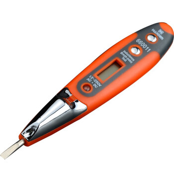汉顿（Harden）感应电笔多功能测电笔德国品质数显试电笔LED照明电笔 660011