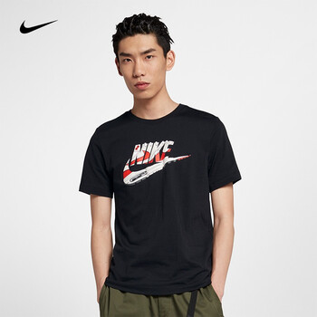 耐克 男子t恤 nike sportswear bq0703 bq0703-010 l