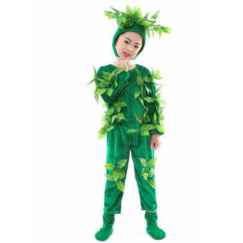 小黄鸭森活环保服装儿童大树演出服花草树木造型服饰小树表演服舞台