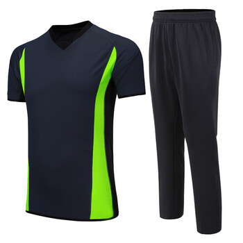 篮球裁判服套装男裁判员服装上衣速干短袖裁判长裤女比赛印字套 7110