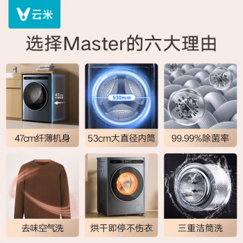交流:云米WD10FE-B6A洗衣机测评配置怎么样?用了两周感受告知! 