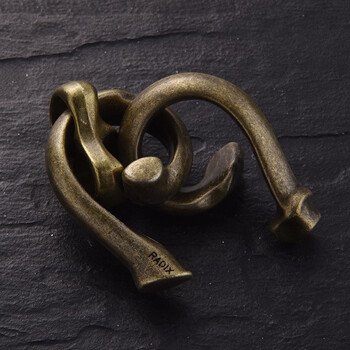 小印象puzzle高难度合金鲁班锁魔术金属成人有益儿童智力玩具烧脑九