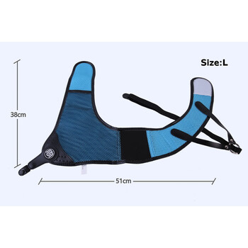 反曲射箭护胸贝卡思特asa专业竞技反曲弓射箭护胸具护指 蓝色l码