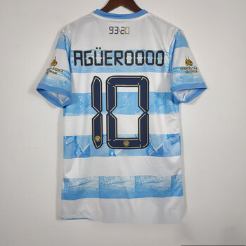 版阿圭罗10号纪念版17号德布劳内球员版球衣球员版10号阿圭罗臂章s