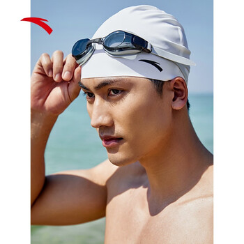 anta)【游泳装备】泳帽2023春夏男女通用硅胶游泳帽992127693r 白色-2