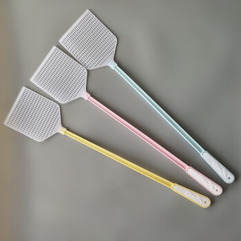 苍蝇拍熟塑料 苍蝇拍熟胶老式长柄加长拍不烂手动家用蚊蝇拍灭蝇神器