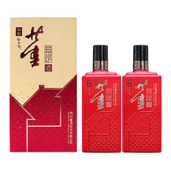 54度 家宴董酒500ml*2 双瓶装 高度白酒 董香型白酒【行情 报价 价格