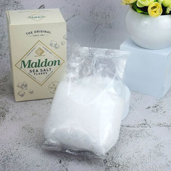 茗仟mingqian英国进口莫顿海盐海盐薄片250g莫顿海盐片250g1盒