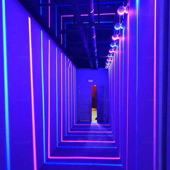 光巨量 led过道射线灯聚光变色光束七彩线条灯酒吧健身房ktv氛围灯