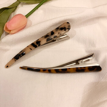 简弗新款发夹后脑勺盘发夹子头饰大号牛角夹一字夹鸭嘴夹深色浅色